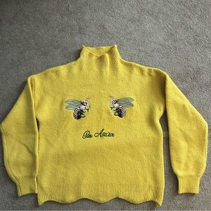 Yellow sweater